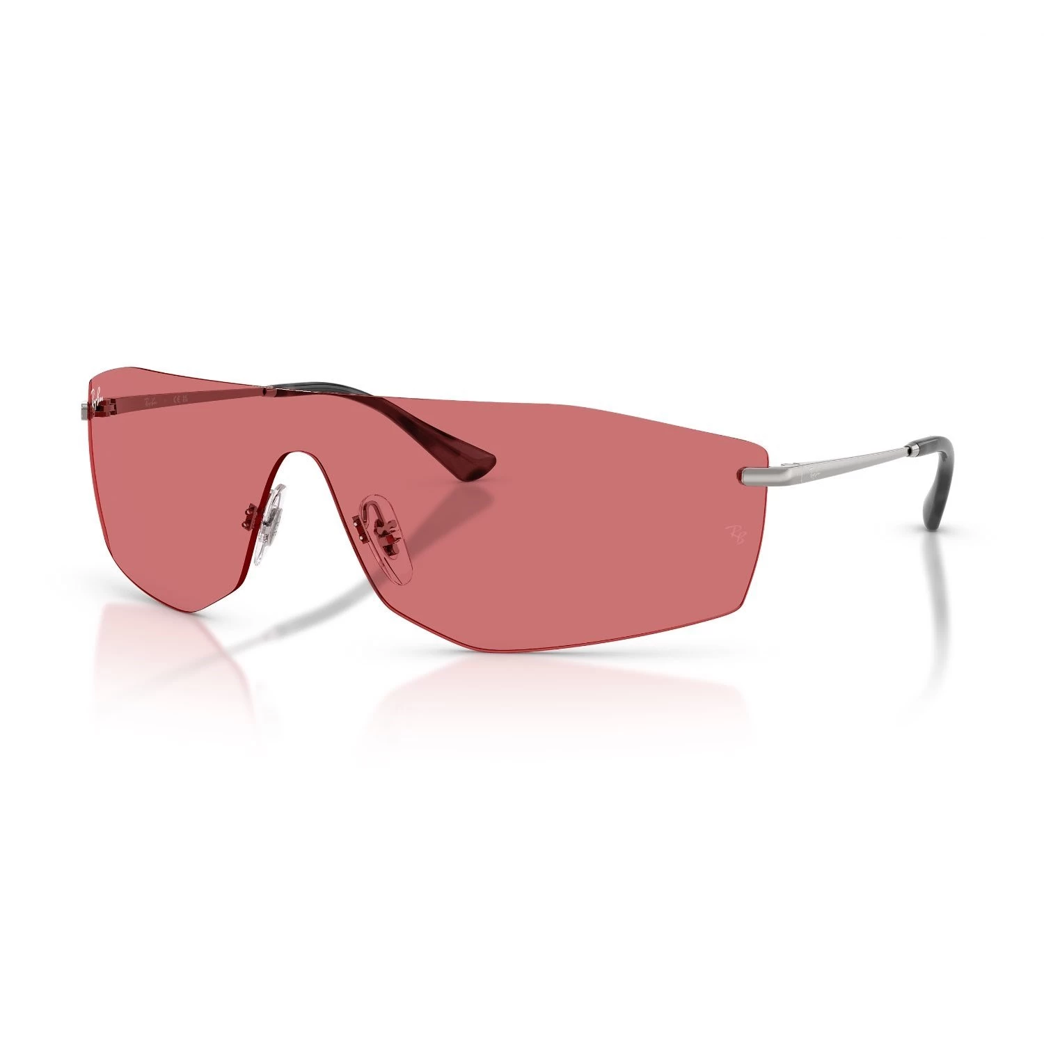Ray-Ban Rb 3781 00475 41 Unisex Yastık Gri Blok Cam Metal Güneş Gözlüğü