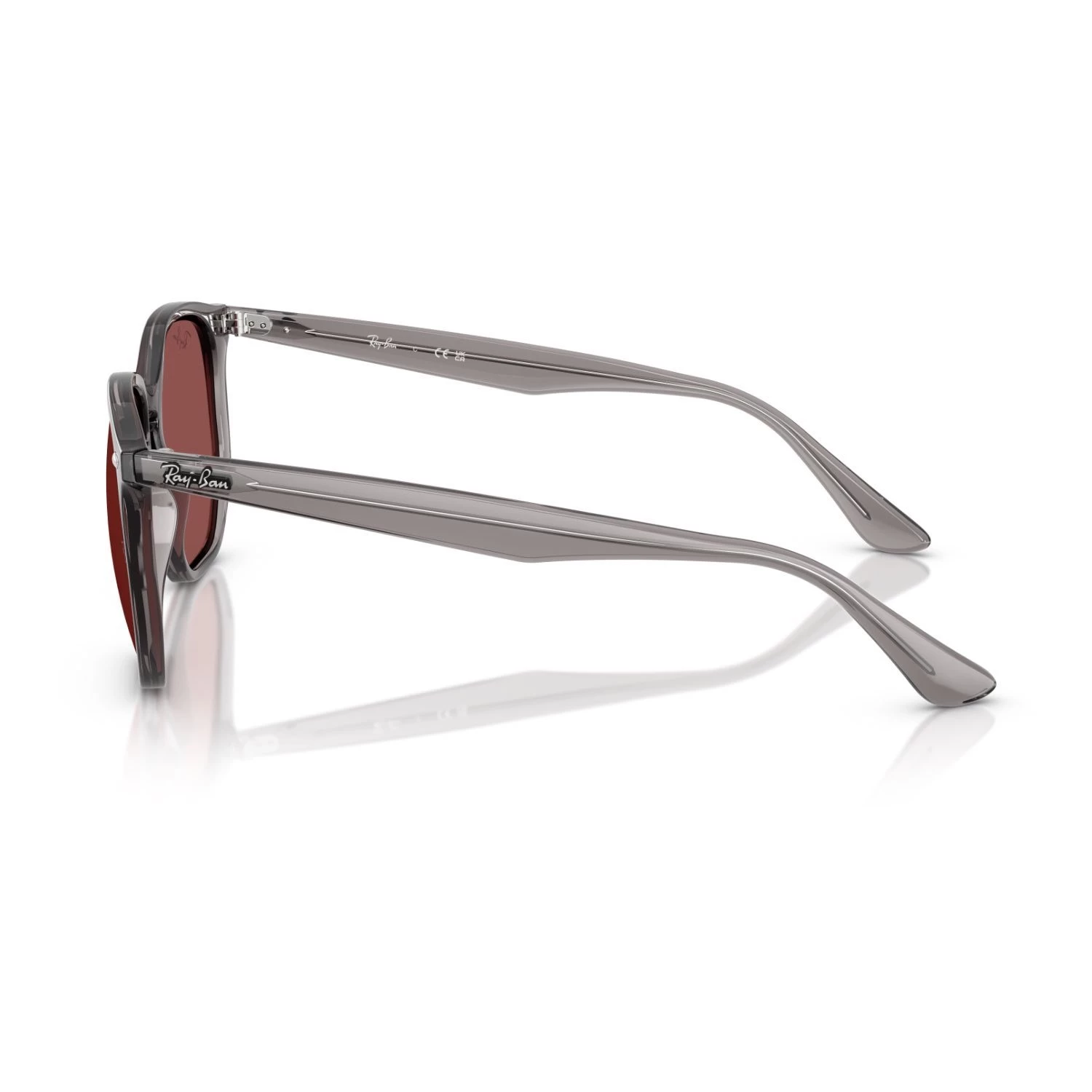 Ray-Ban Rb 4306 687375 54 Unisex Geometrik Gri Kemik Güneş Gözlüğü