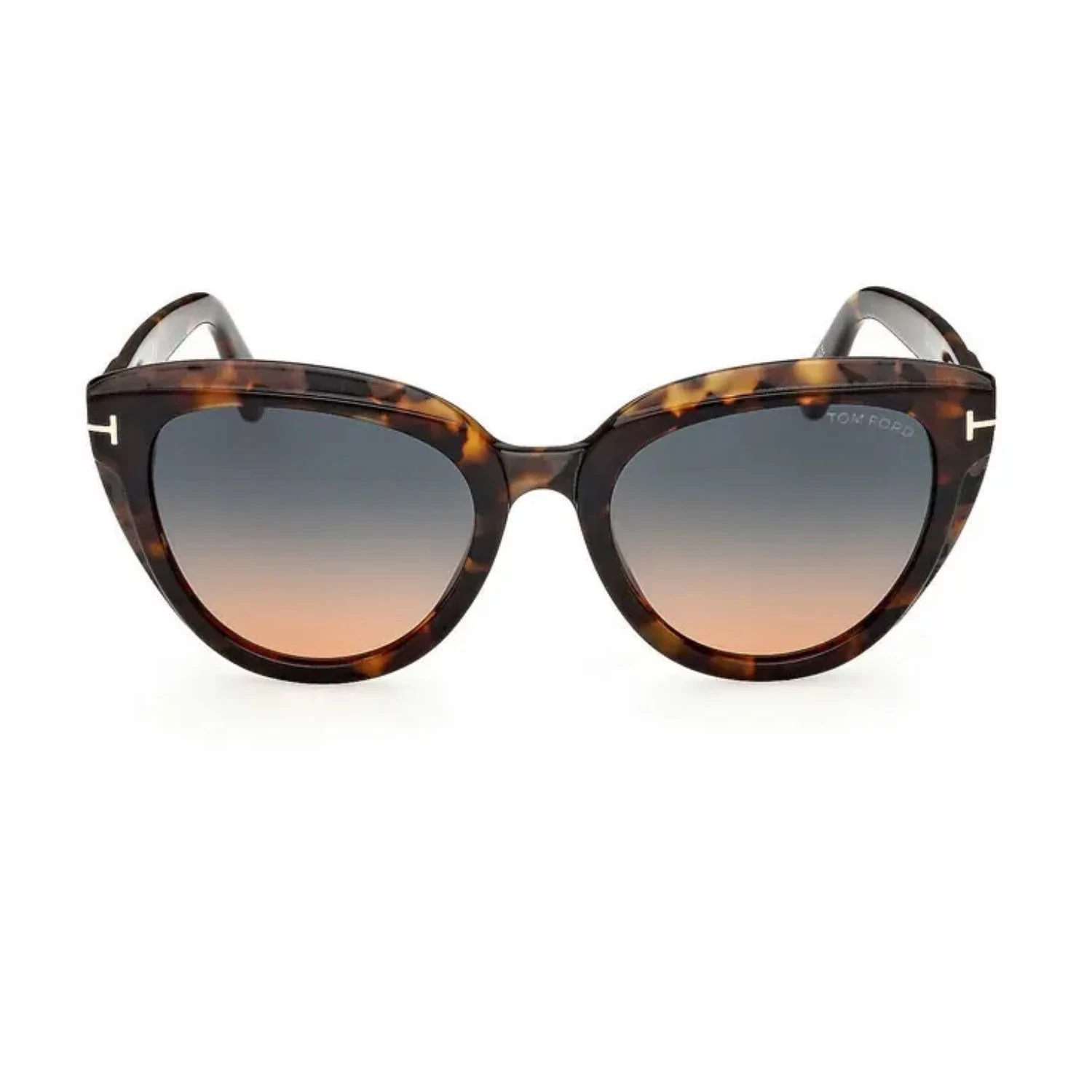 Tom Ford Tf 0938 55P 53 Tori Kadın Cat Eye Kırçıllı Kahverengi Kemik Güneş Gözlüğü