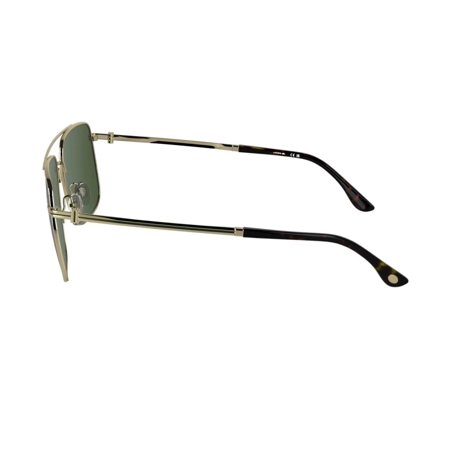 Lacoste L 272S 714 58 Erkek Geometrik Gold Metal Güneş Gözlüğü