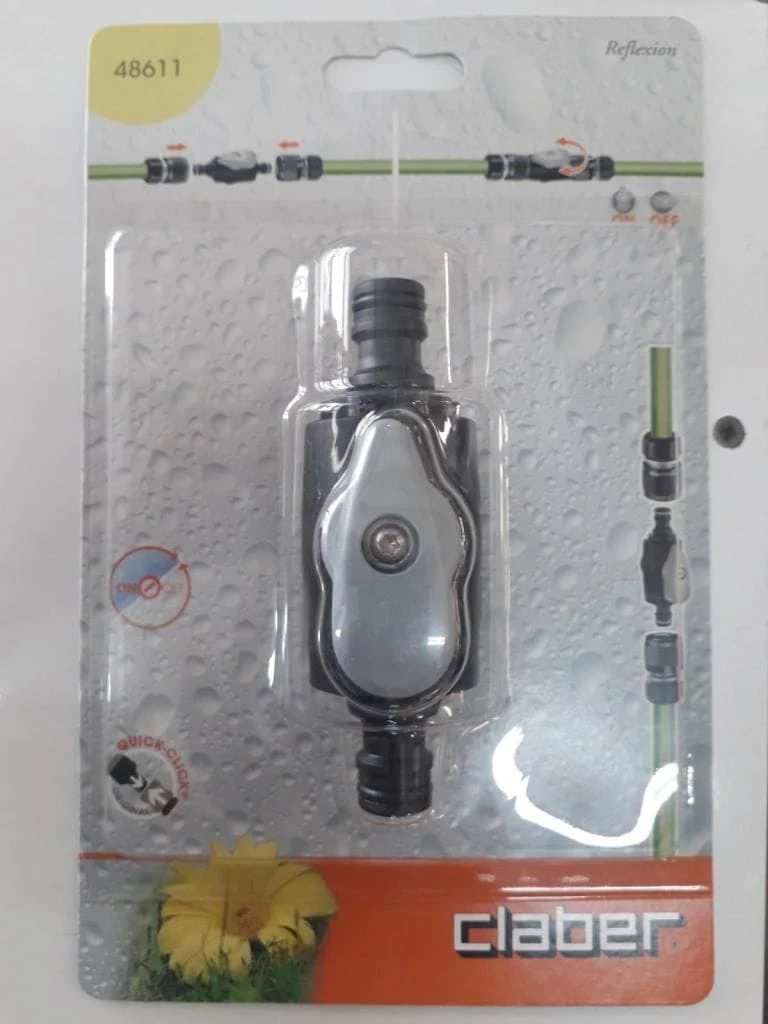 Claber 48611 Açma/kapama Vanalı Konnektör