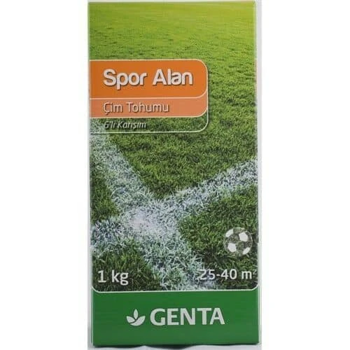 Genta 1kg Spor Alan Çim Tohumu