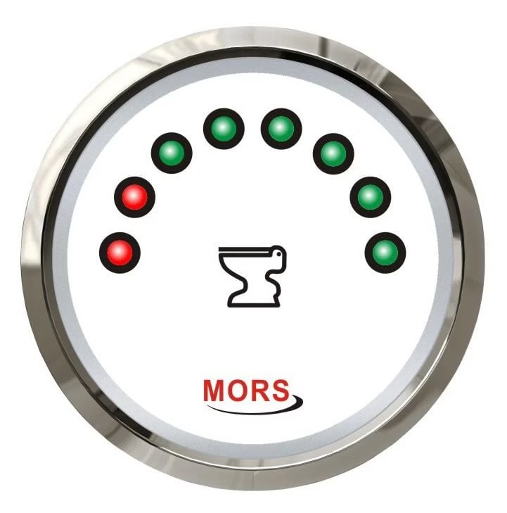 Mors Dijital Atık Su Göstergesi Siyah