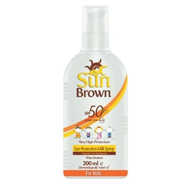 Sun Brown Güneş Koruyucu Çocuk Süt Spreyi Spf50 200 Ml