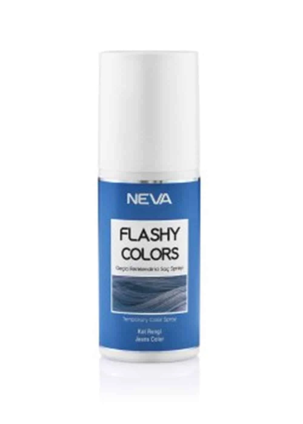 Neva Flashy Color Renkli Saç Spreyi Kot Mavisi 75 Ml