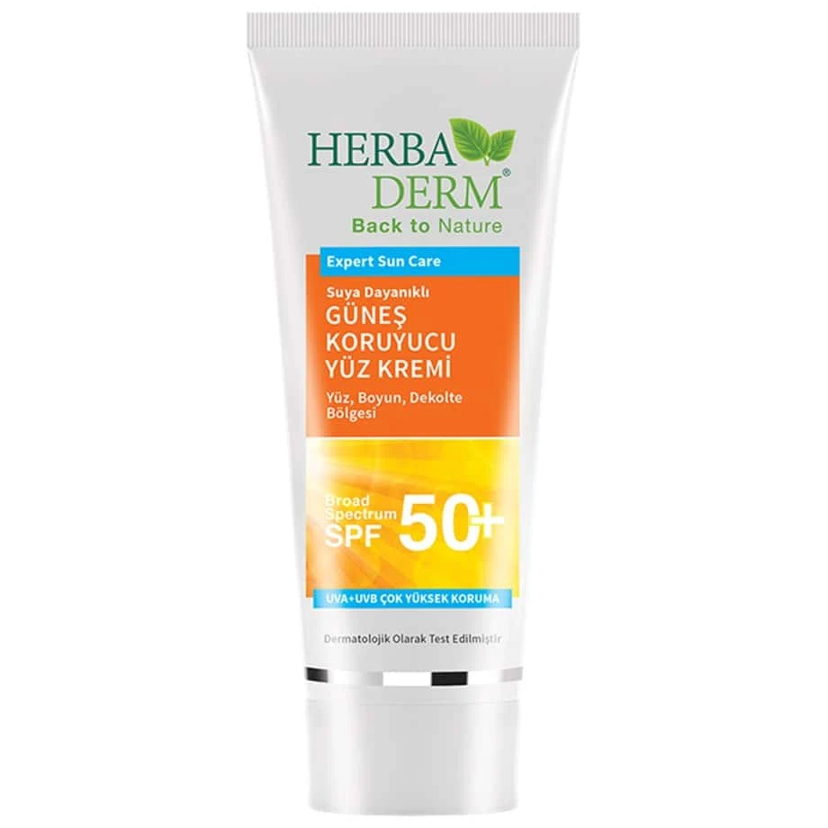 Herbaderm Güneş Koruyucu Yüz Kremi Spf50 75 Ml