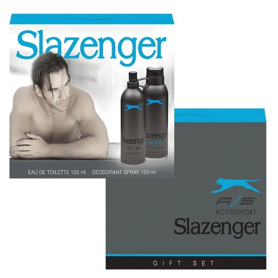 Slazenger Erkek Parfüm Seti 100ml Edt + 150ml Deodorant Mavi Sport