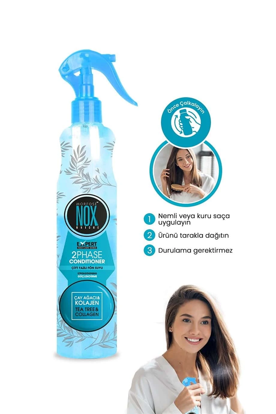 Morfose Nox Çift Fazlı Çay Ağacı Ve Kolajen Fön Suyu 400 Ml