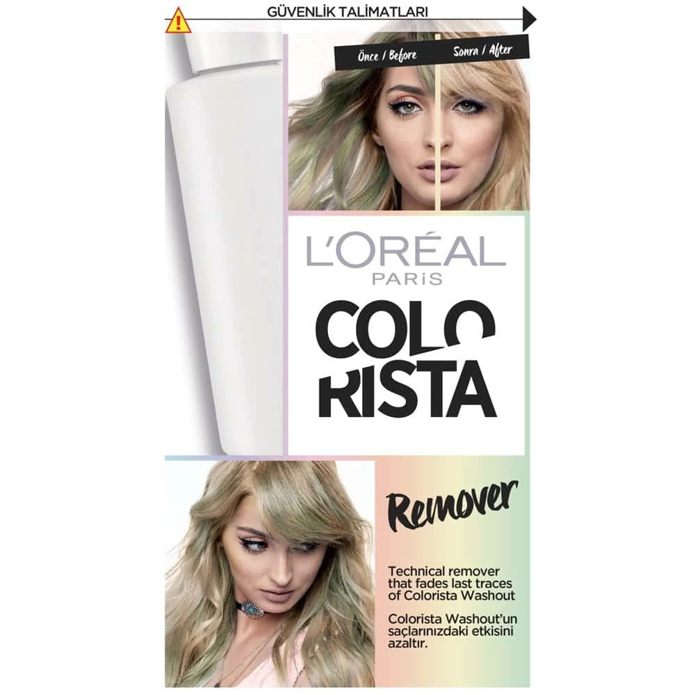 Loreal Colorista Remover Saç Boyası Akıtıcı Set