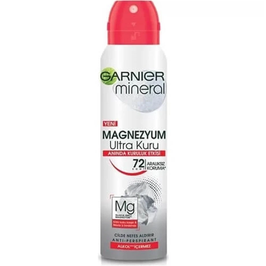 Garnier Mineral Magnezyum Ultra Kuru Sprey Deodorant