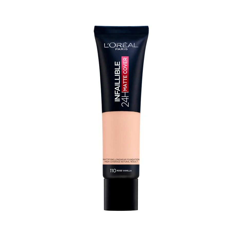 L'oreal Paris Infaillible 24h Matte Cover Yüksek Kapatıcı Fondöten - 110 Rose Vanilla
