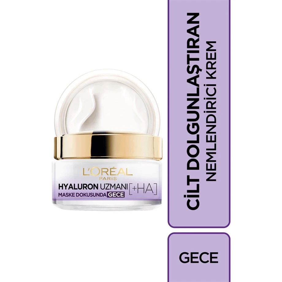 L'oréal Paris Hyaluron Uzmanı Nemlendirici Gece Kremi 50 Ml