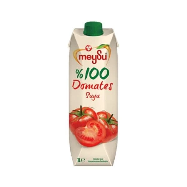 Meysu %100 Domates Suyu 1 Lt X 12'li Paket