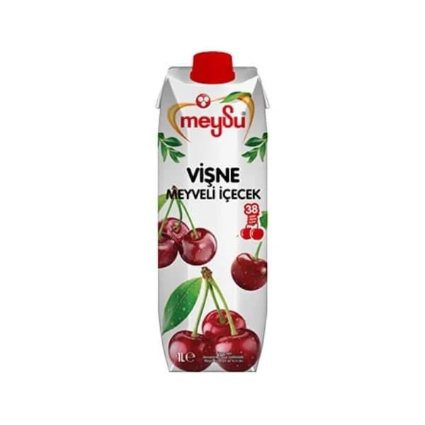 Meysu Vişne Nektarı Meyve Suyu 1 Lt X 12'li Paket