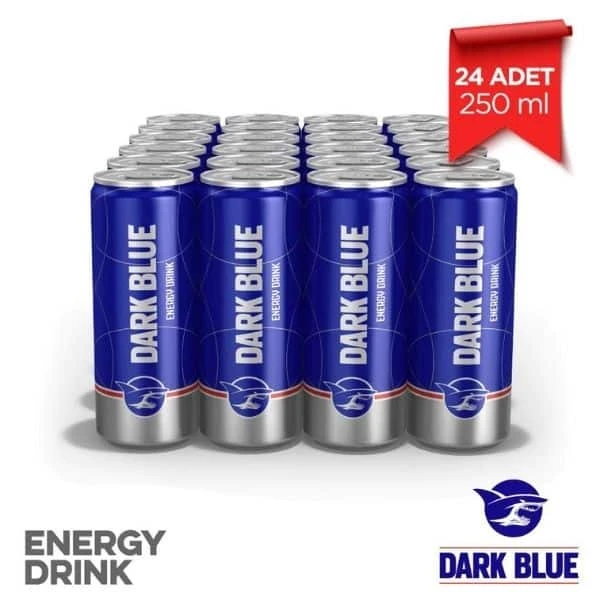 Dark Blue Enerji İçeceği 250mlx24'lü Paket