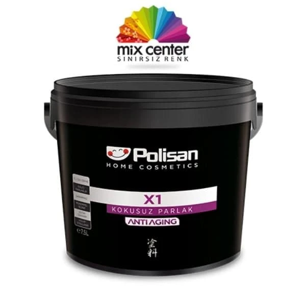 Polisan X1 Anti Aging Kokusuz Parlak Siyah 1 Lt