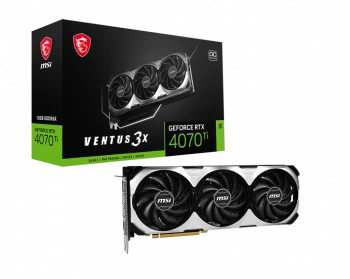 Msi Geforce Rtx 4070 Ti Ventus 3x 12g Oc 12gb Gddr6x Hdmi Dp 192bİt