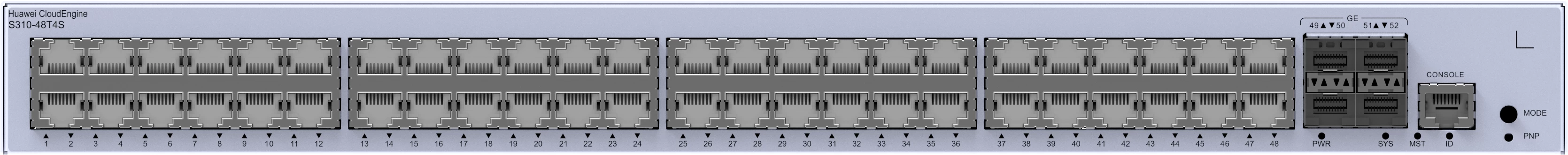 Huawei Ekit Cloudengine S310-48t4s 52port 104gbit/s YÖnetİlemez Switch