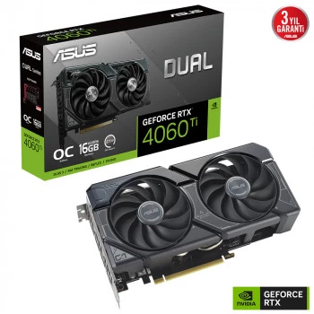 Asus Dual-rtx4060ti-o16g Gddr6 Hdmi Dp 128bit