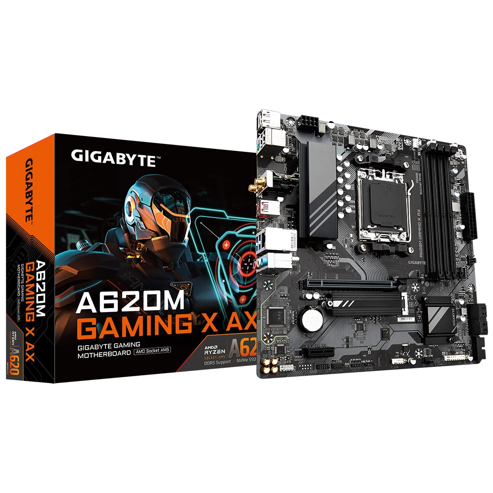Gigabyte A620m Gaming X Ax Ddr5 8000 Hdmi Matx Am5