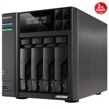 Asustor As6704t 4 Yuvali 4gb Nas Depolama Ünİtesİ