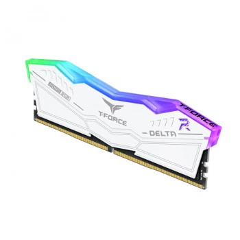 Team T-force Delta Rgb White 32gb(2x16gb) 5200mhz Ddr5 Cl40 Gaming Ram (ff4d532g5200hc40cdc01)