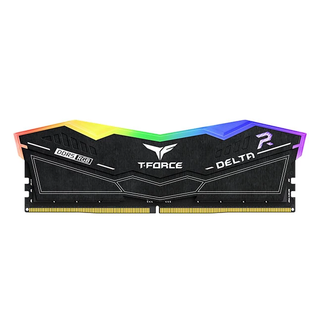 Team T-force Delta Rgb Black 32gb(2x16gb) 6600mhz Ddr5 Cl34 Gaming Ram (ff3d532g6600hc34dc01)