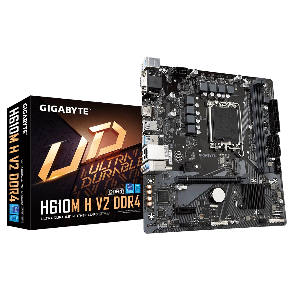 Gigabyte H610m H V2 3200mhz(oc) M.2 Matx 1700p
