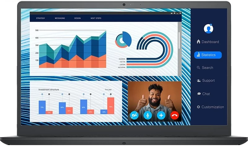 Dell Vostro 3420 I5-1235u 16gb 512gb Ssd 14" Ubuntu N4340pvnb3420u Laptop