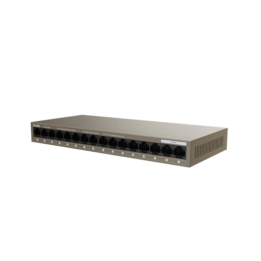 Tenda Teg1016m 16port 10/100/1000 Gigabit Switch