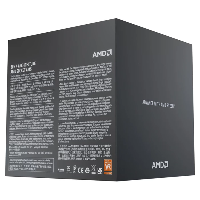 Amd Ryzen 7 7700 3.80ghz 40mb Am5 Box