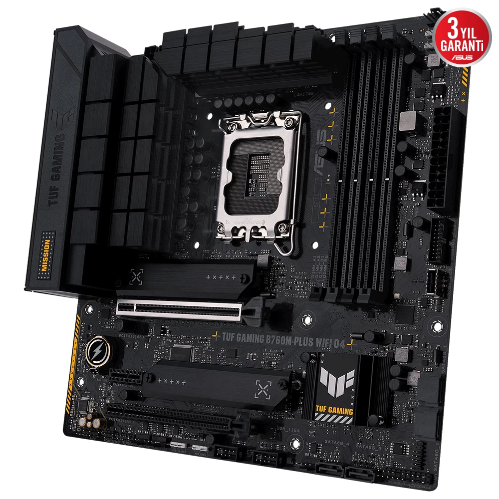 Asus Tuf Gaming B760m-plus Wifi D4 5333mhz(oc) M.2 Wifi Matx 1700p