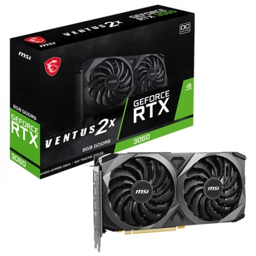 Msi Rtx 3060 Ventus 2x 8g Oc 8gb Gddr6 Hdmi Dp 128bit