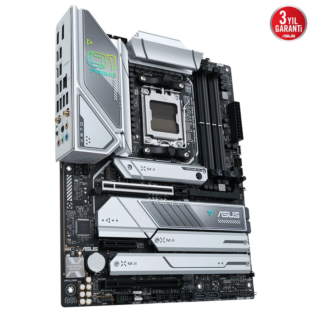 Asus Prime X670e-pro Wifi Ddr5 6400mhz Dp Hdmi M.2 Am5