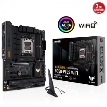 Asus Tuf Gaming B650-plus Wifi Ddr5 6400mhz+(oc) Dp Hdmi M.2 Wİfİ Atx Am5
