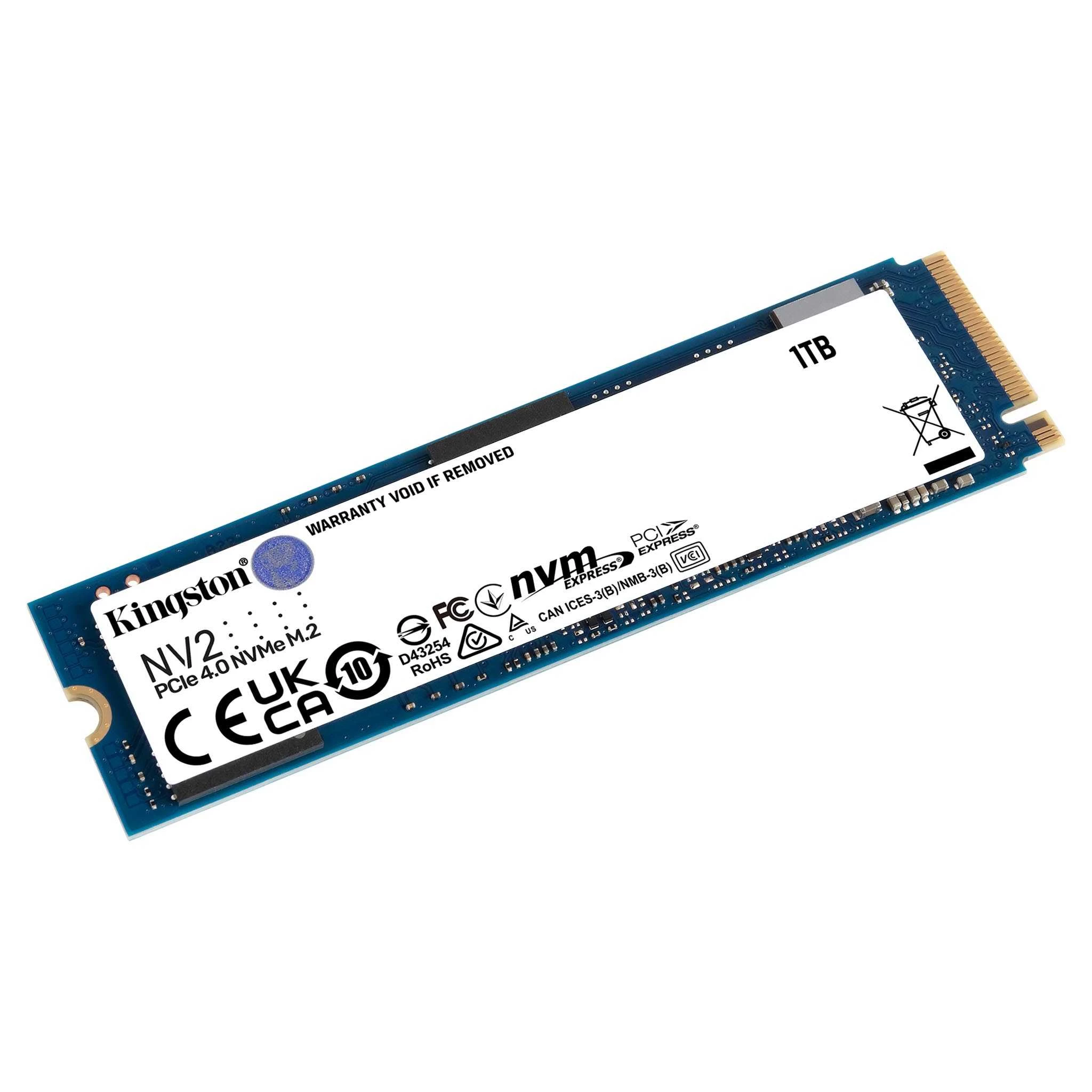 1tb Kingston Nv2 Snv2s/1000g 3500/2100/mb/s M.2 Nvme Ssd