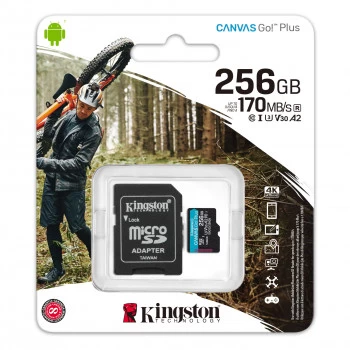 256gb Micro Sd Canas Go Kingston Sdcg3/256gb