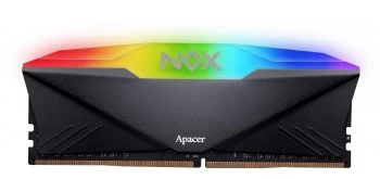 Apacer Nox Rgb Aura Black 8gb 3200mhz Cl16 Ddr4 Gaming Ram (ah4u08g32c28ynbaa-1)