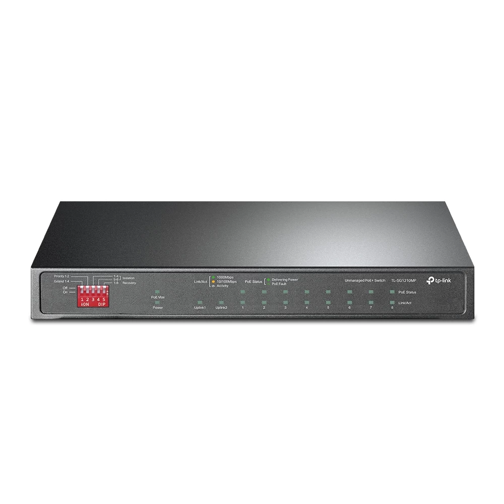 Tp-link Tl-sg1210mp 10port 10/100/1000 YÖnetİlemez Poe Switch