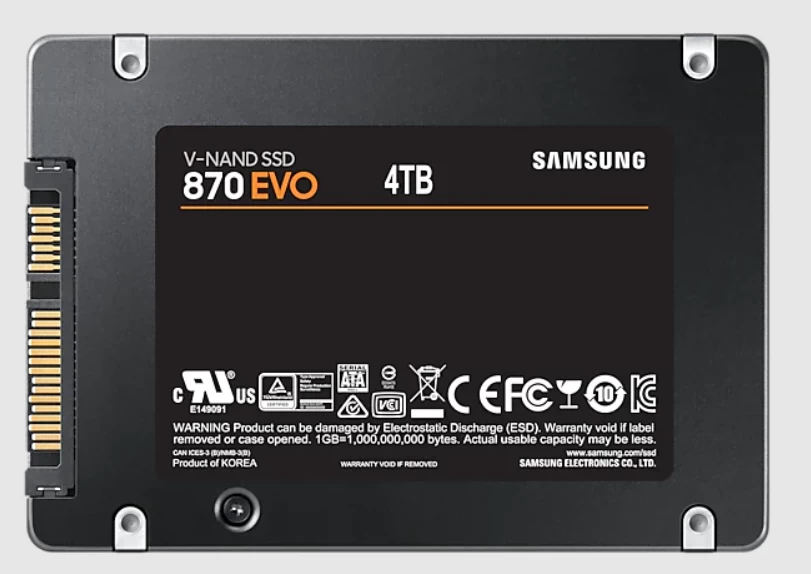 4tb Samsung 870 Evo 560/530mb/s Mz-77e4t0bw Ssd