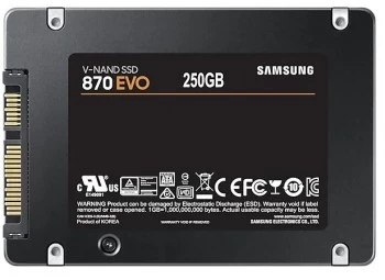 250gb Samsung 870 560/530mb/s Evo Mz-77e250bw Ssd