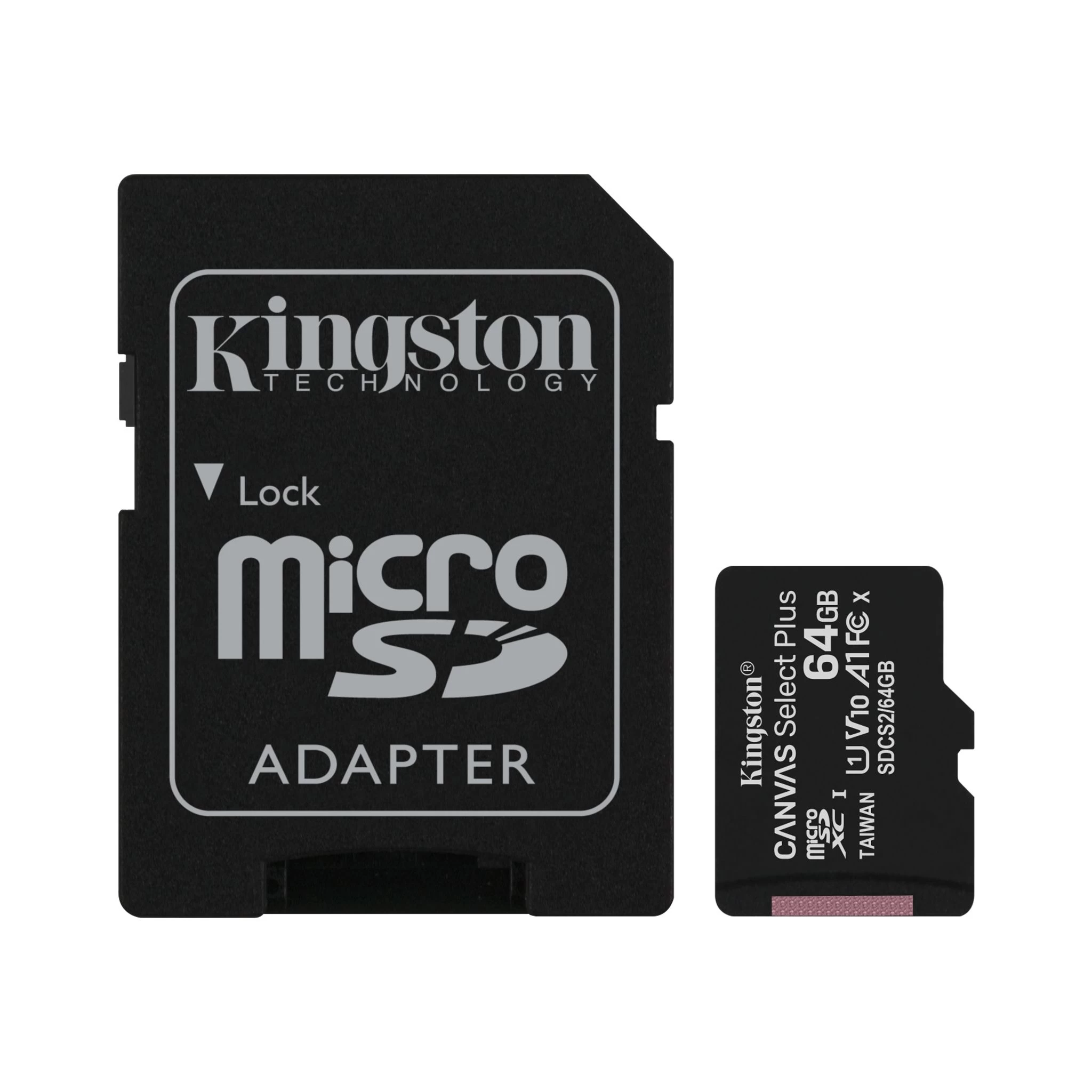 64gb Micro Sd Canvas Plus Kingston Sdcs2/64gb