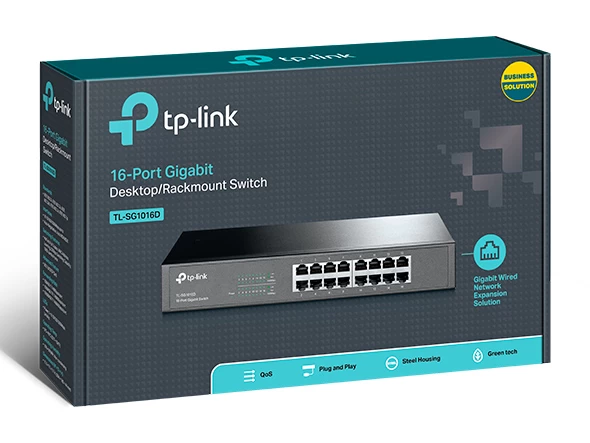 Tp-link Tl-sg1016d 16port 10/100/1000 YÖnetİlemez Switch