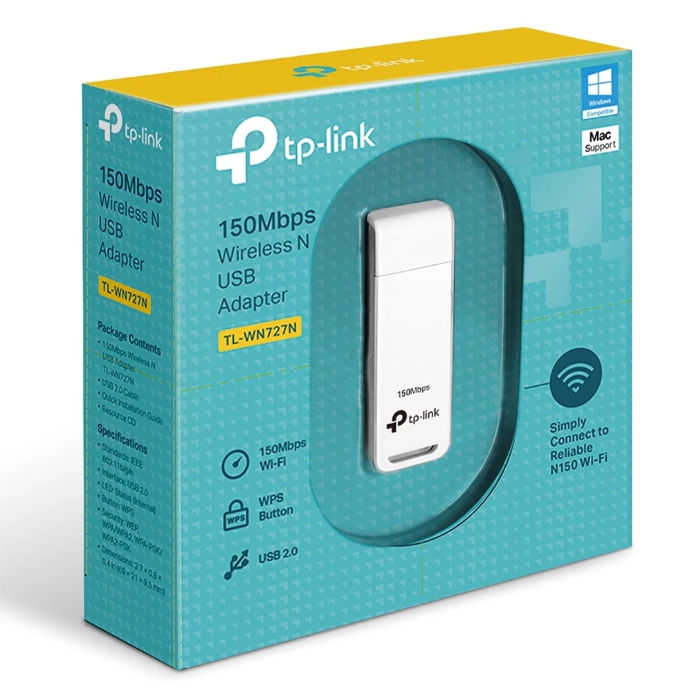 Tp-link Tl-wn727n 150 Mbps Kablosuz Usb AdaptÖr