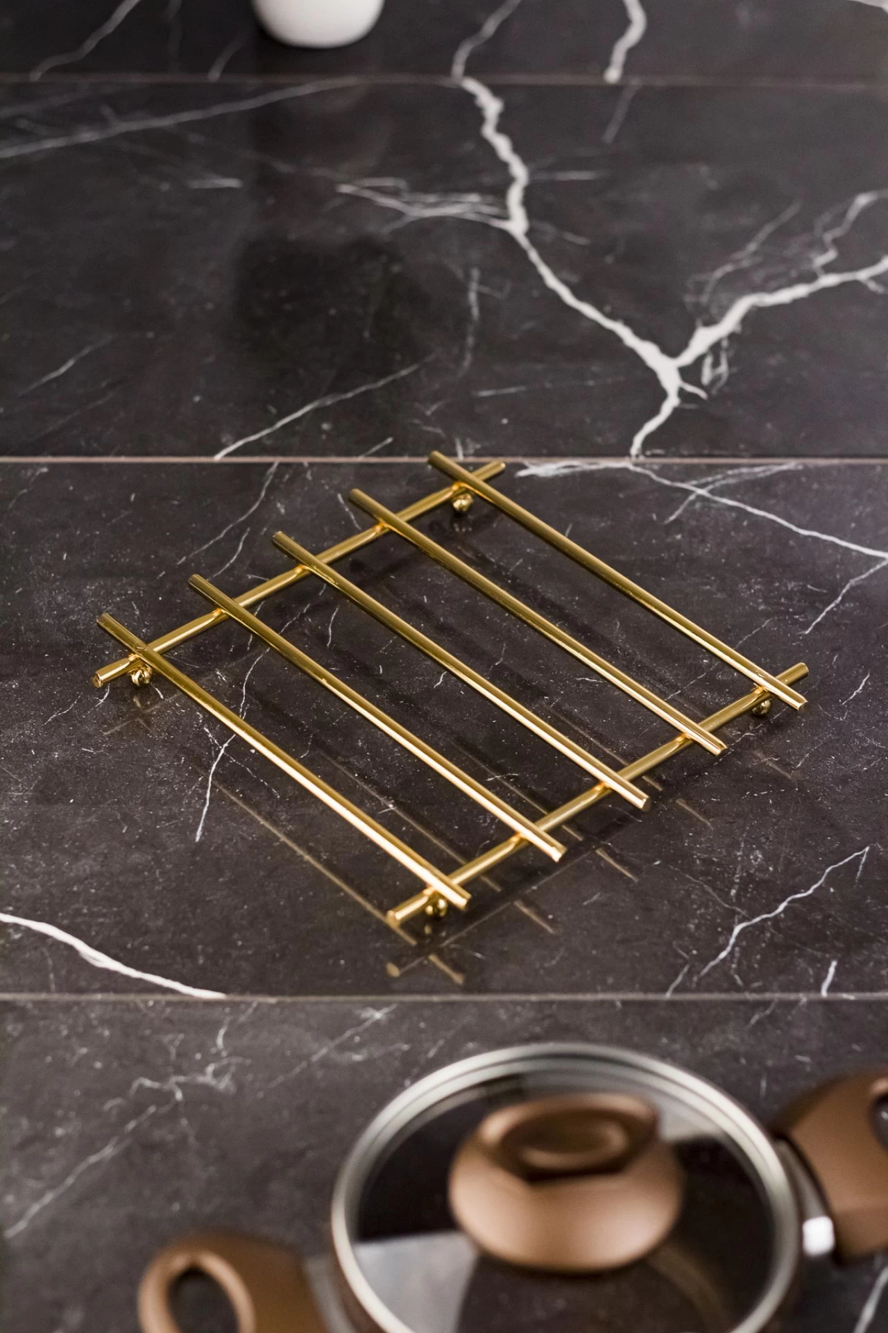 Gold Nihale & Çaydanlık Ve Tencere Altlığı Paslanmaz