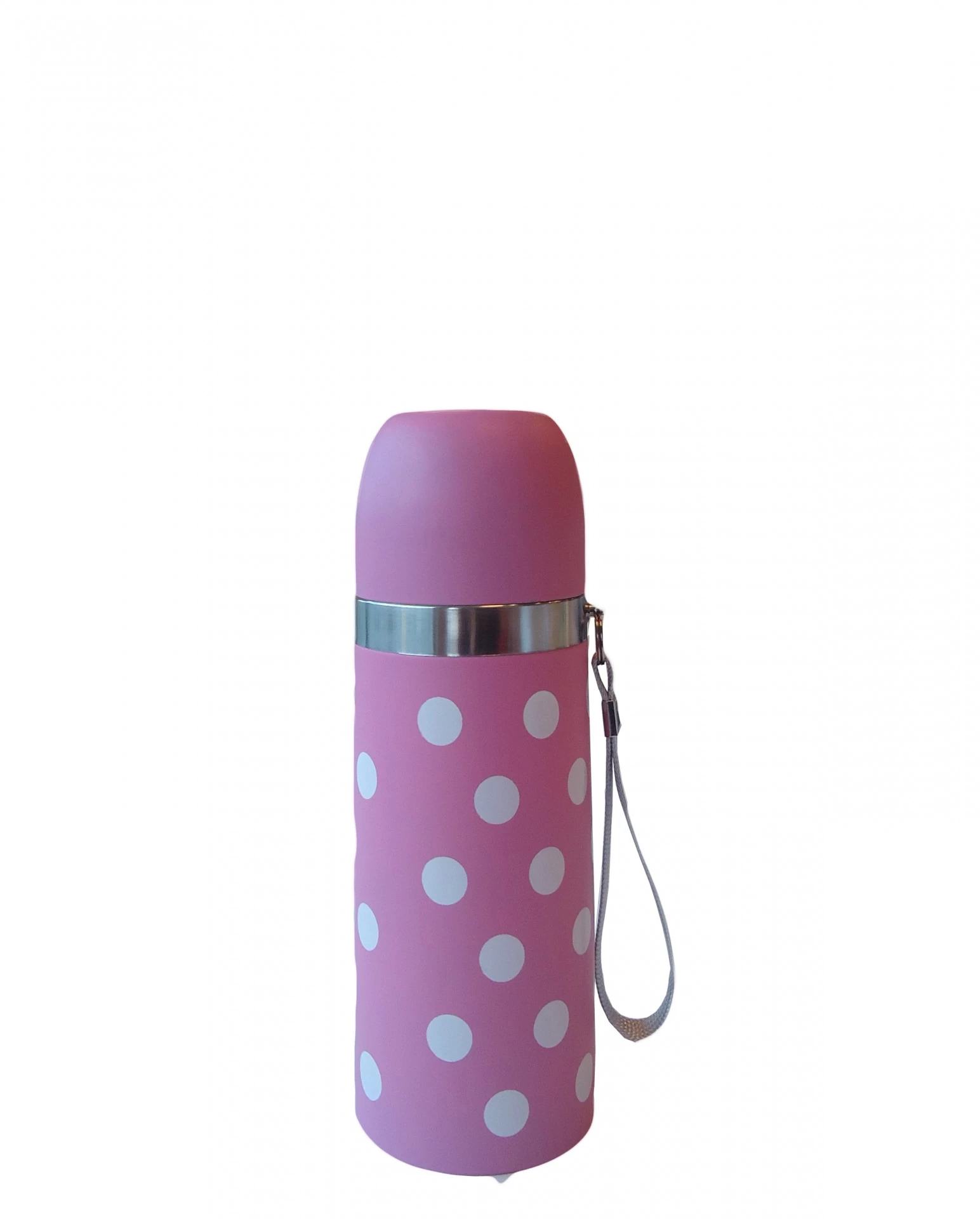Sema Baby Puantiyeli Bebek Termosu 350 Ml - Pembe