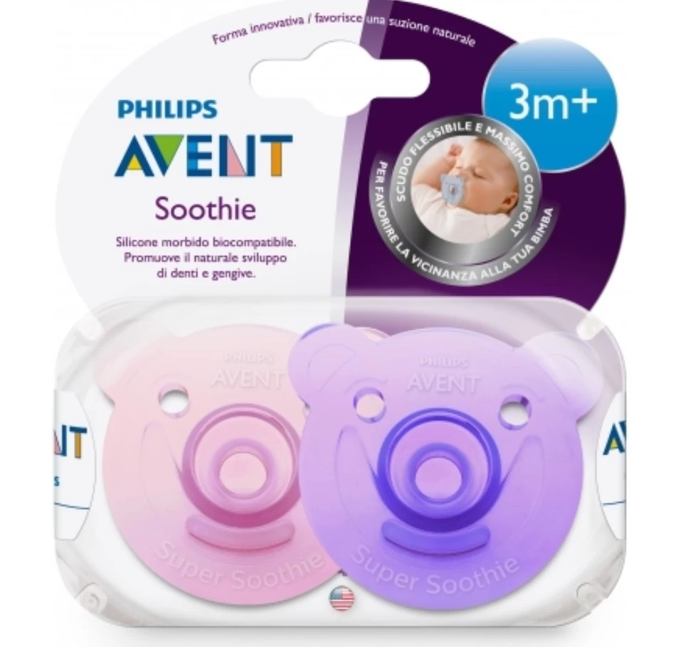Philips Avent Soothie Yalancı Emzik 3+ Ay Kız 2'li