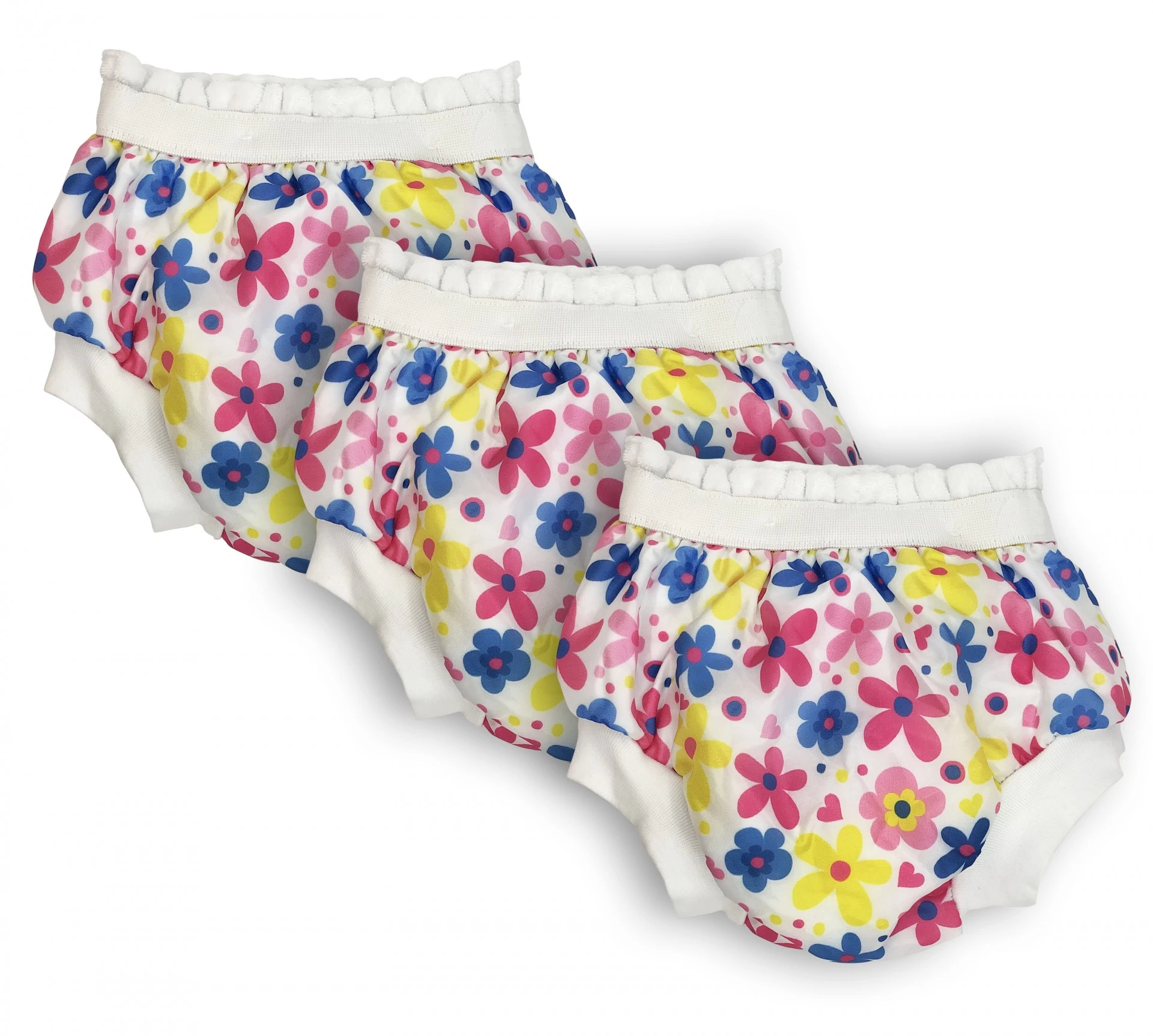 Sema Baby 3'lü Desenli Lüks Alıştırma Külodu  No.1 10-15 Kg - Flowers