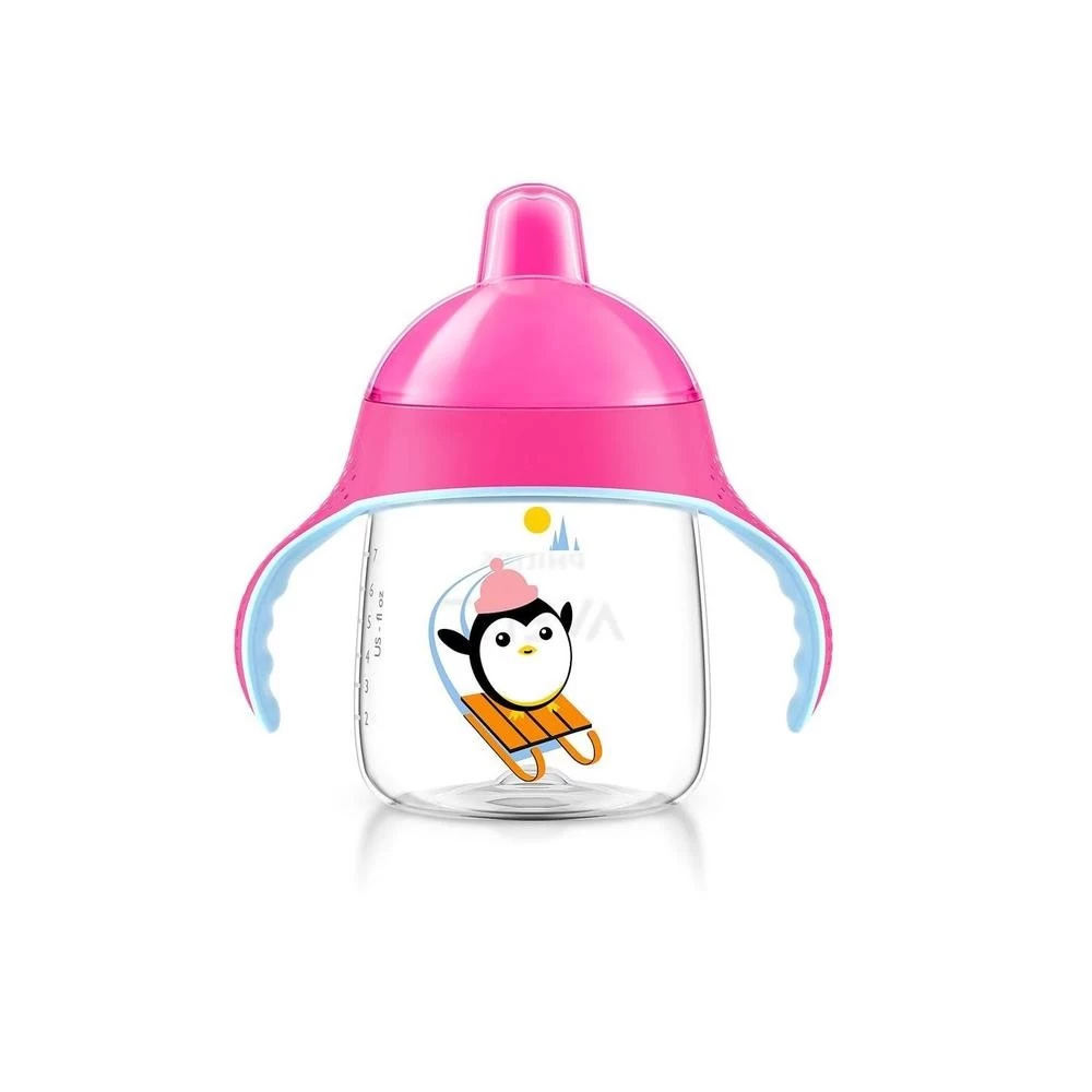 Philips Avent Penguen Damlatmaz Bardak 12 Ay+ 260 Ml - Pembe