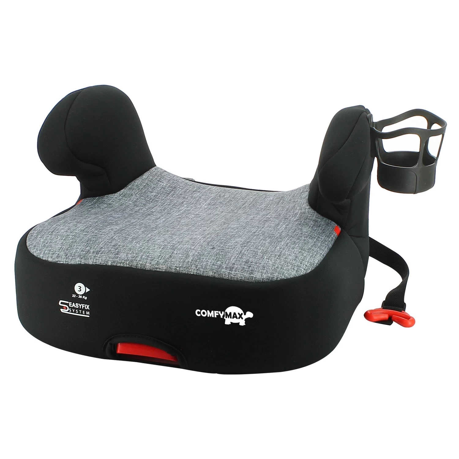 Comfymax Silvertech Isofixli Yükseltici 15-36kg Oto Koltuğu + Cup Holder